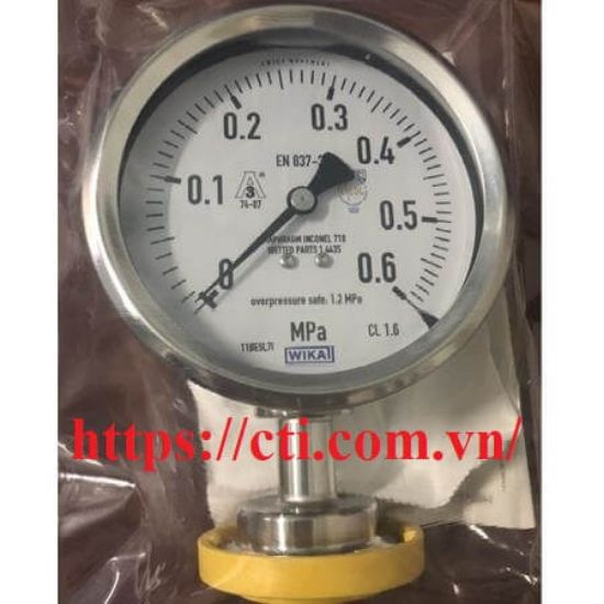 Picture of Đồng hồ áp suất màng WIKA PG43SA-S